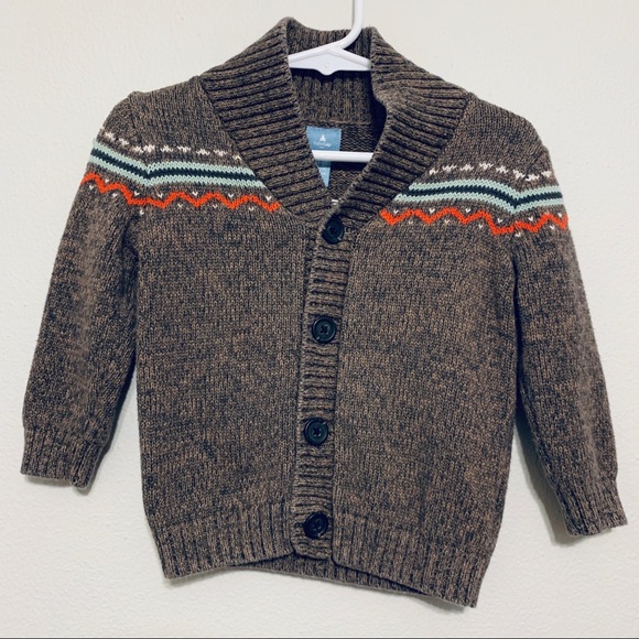 GAP Other - ❗️SALE {Baby Gap} Brown Sweater w/ Colored Pattern